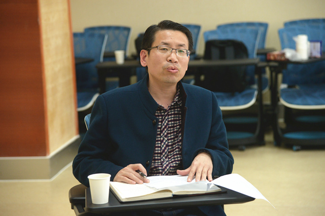 杜翰文主席作交流发言