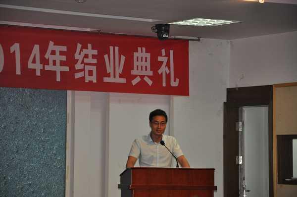 无锡世纪蓝景科技有限公司总经理付明龙先生代表创业导师发言