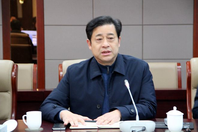 后勤保障系统党委书记王剑星主持会
